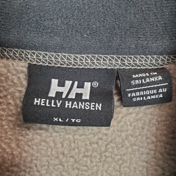 Retro HH Helly Hansen Fleece Pile Sweater Vest Zip Up Color Block Gorpcore XL - Picture 8 of 11